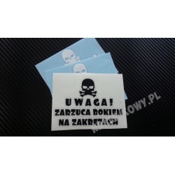 UWAGA! ZARZUCA BOKIEM NA ZAKRĘTACH