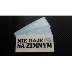 NIE DAJE NA ZIMNYM